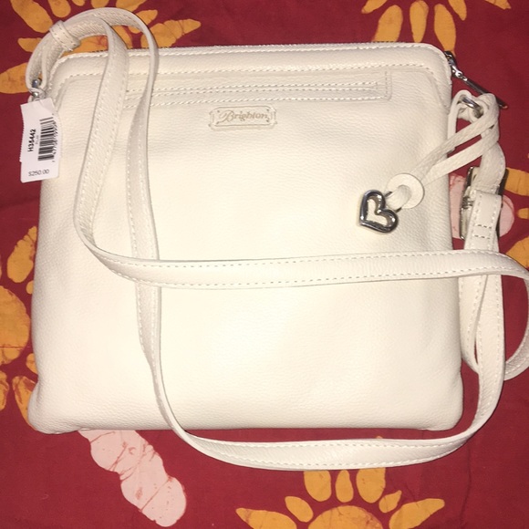 NWT - Brighton Pilar White Crossbody Purse - Picture 3 of 13